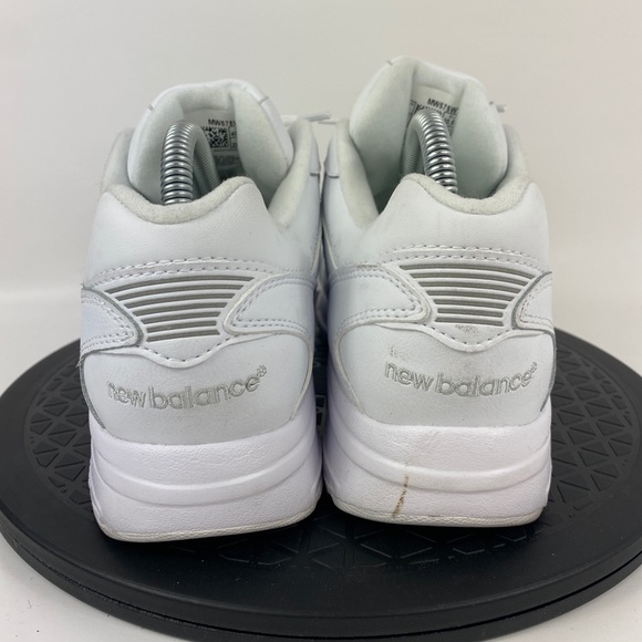 New Balance 575 White Leather Walking Comfort Shoes MW575WT Men's Size 7.5 D - Picture 6 of 12